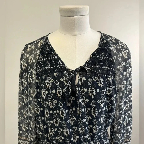 Madewell The Woodland Boho Elastic Worat Lini & Sees Size 2 - Picture 3 of 16